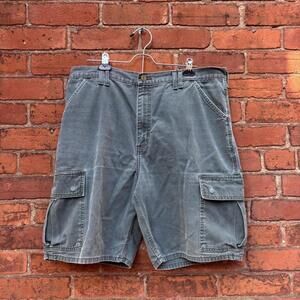 vintage carhartt cargo jean shorts 36x9